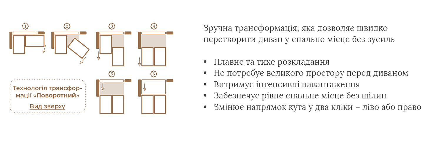 Диван трансформер Преміум Диван трансформер Преміум 19490 грн