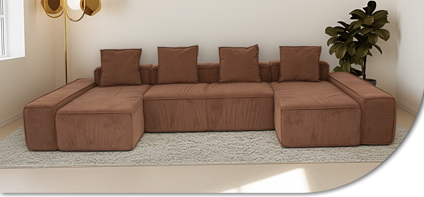 Кутовий диван Абель П-подібний 77000&nbsp;грн