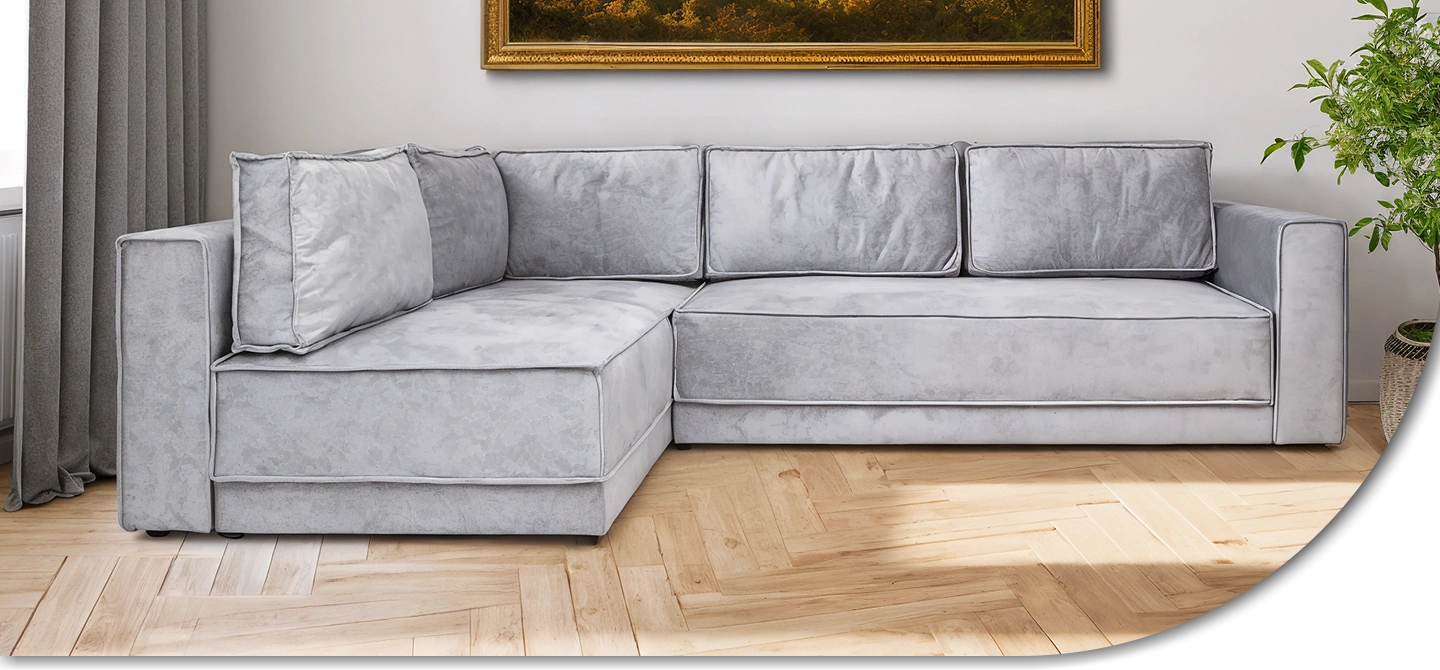 Кутовий диван Донато Г-подібний Pocket Spring